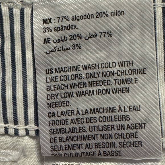 Karen Scott Striped Capri Pants Size 14 P - Picture 10 of 11